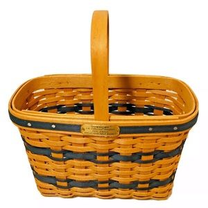Longaberger JW Miniature Collectorās Club Bread & Milk Basket NIB